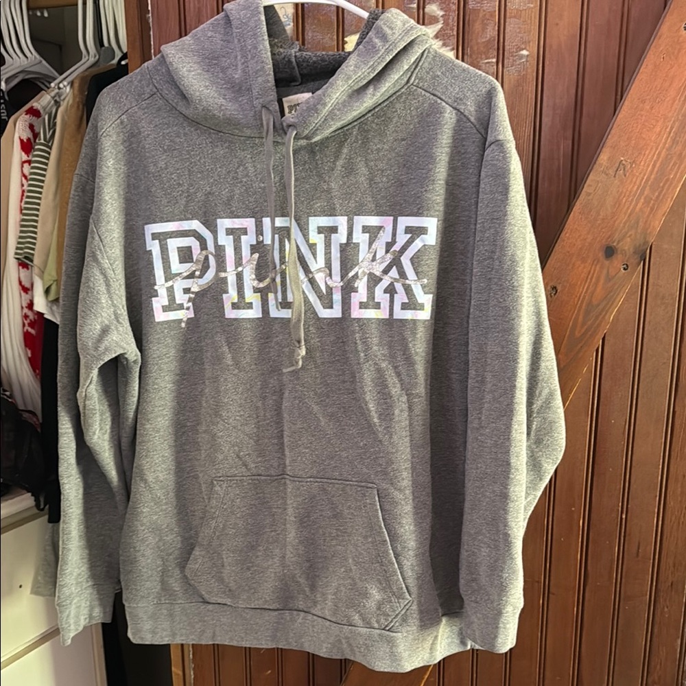 Victoria’s Secret PINK Light Grey Hoodie